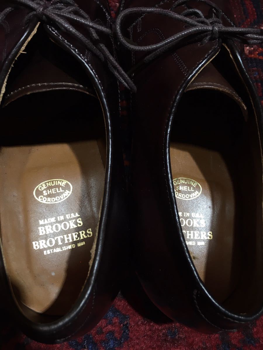 ALDEN 06608 CORDOVAN LEATHER STRAGHT TIP SHOES MADE IN USA