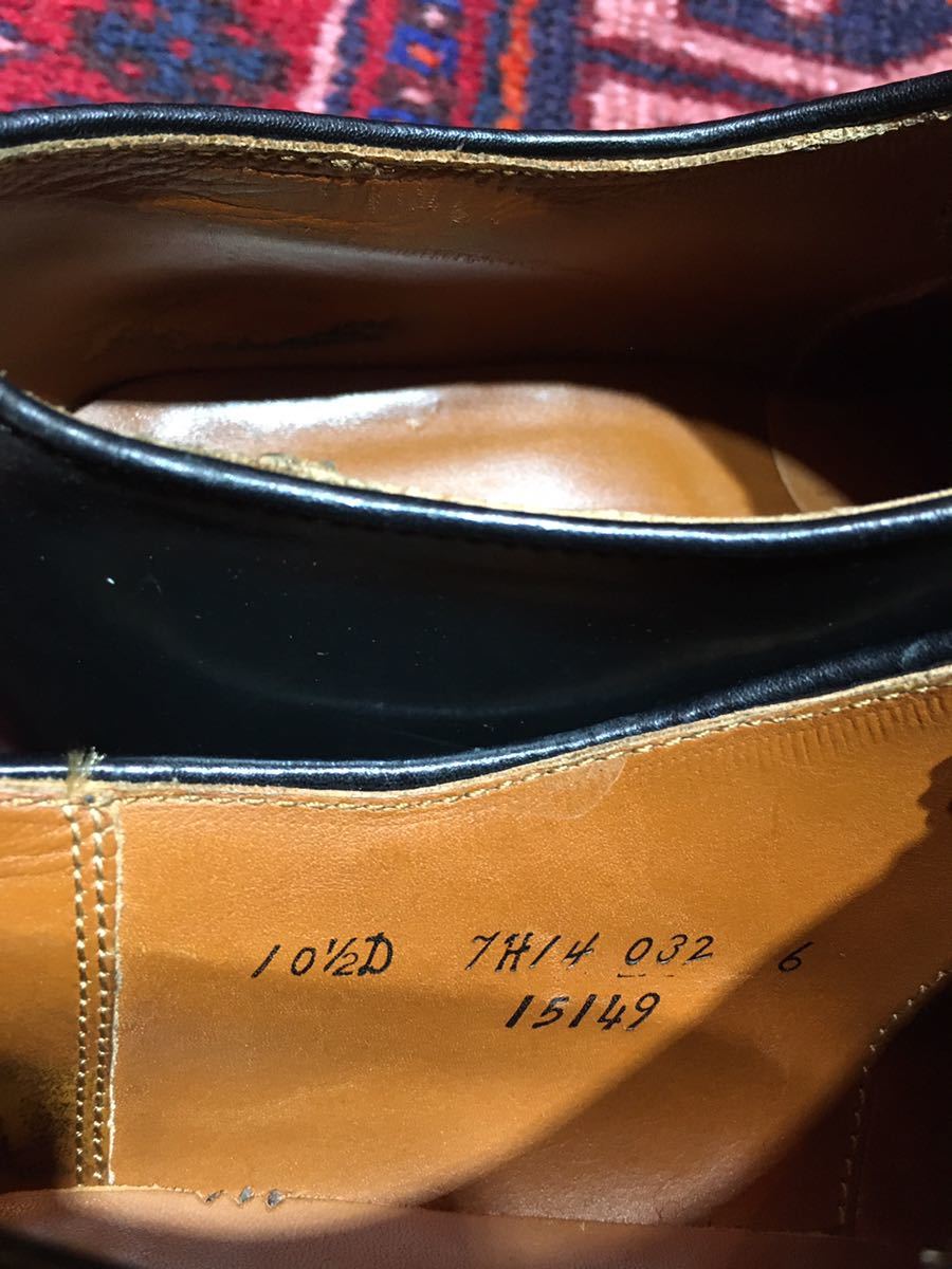 ALDEN 15149 CORDOVAN LEATHER STRAGHT TIP SHOES MADE IN USA