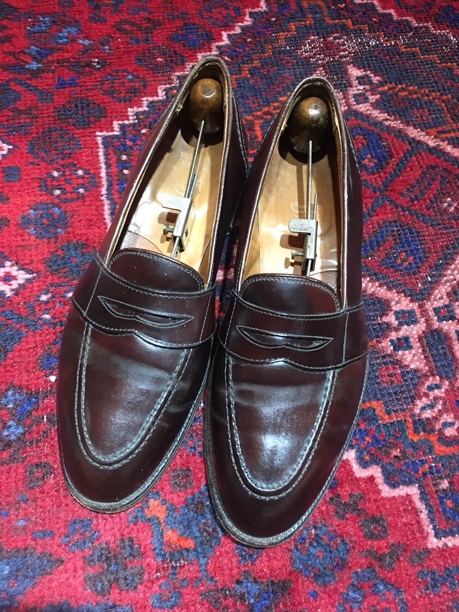 ALDEN×BROOKS BROTHERS CORDOVAN LEATHER COIN LOAFERオールデン×ブルックスブラザーズコードヴァンレザーコインローファー 10_画像1