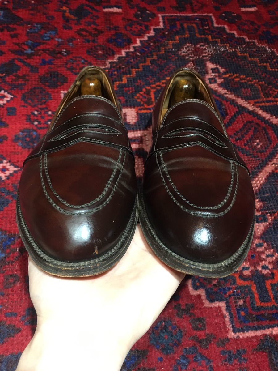 ALDEN×BROOKS BROTHERS CORDOVAN LEATHER COIN LOAFERオールデン×ブルックスブラザーズコードヴァンレザーコインローファー 10_画像3