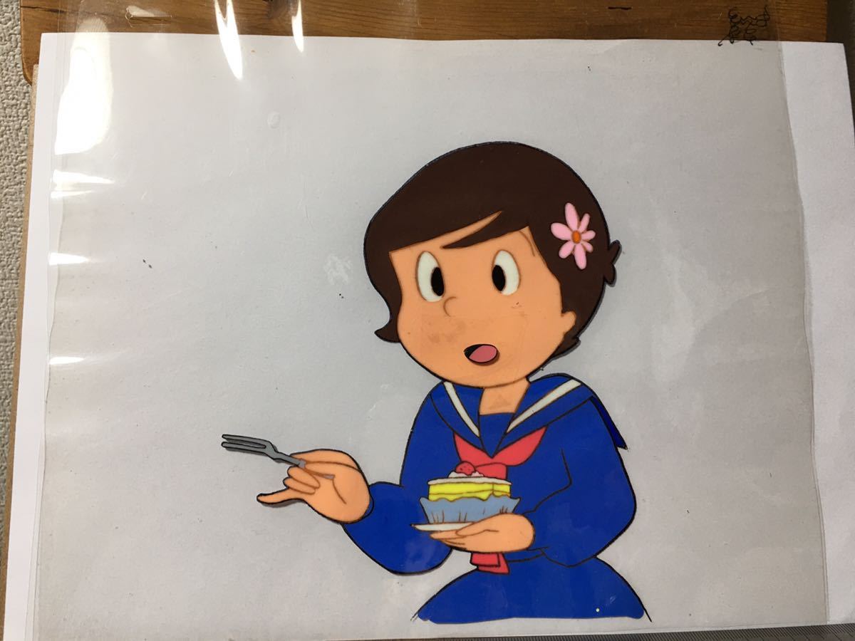 Yahoo!オークション - セル画 新ど根性ガエル 京子ちゃん 当時物 Yahoo!オークション - セル画 新ど根性ガエル 京子ちゃん 当時物