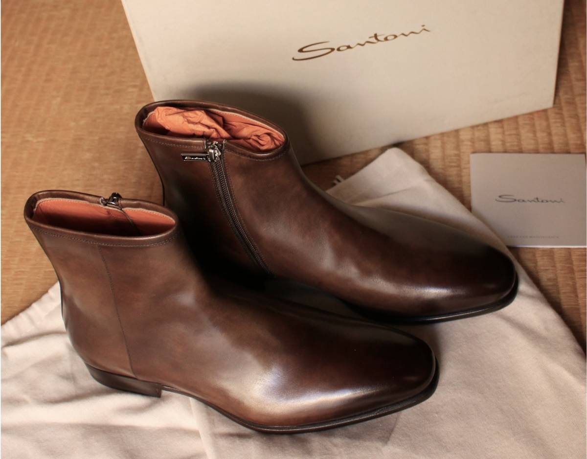 Santoni サントーニ ショートブーツ-