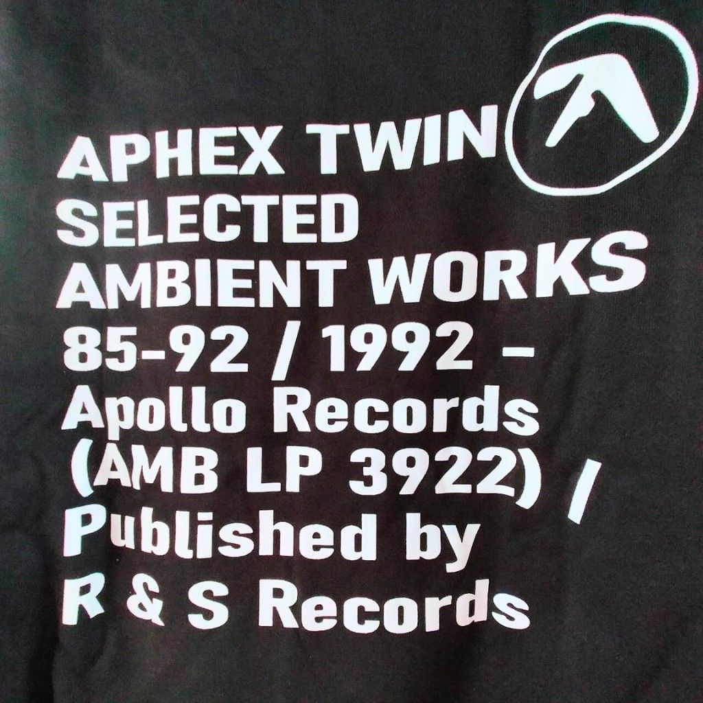 エイフェックスツイン aphex twin ニット WARP 黒　XL エイフェックスツイン aphex twin ニット WARP ブラック XL