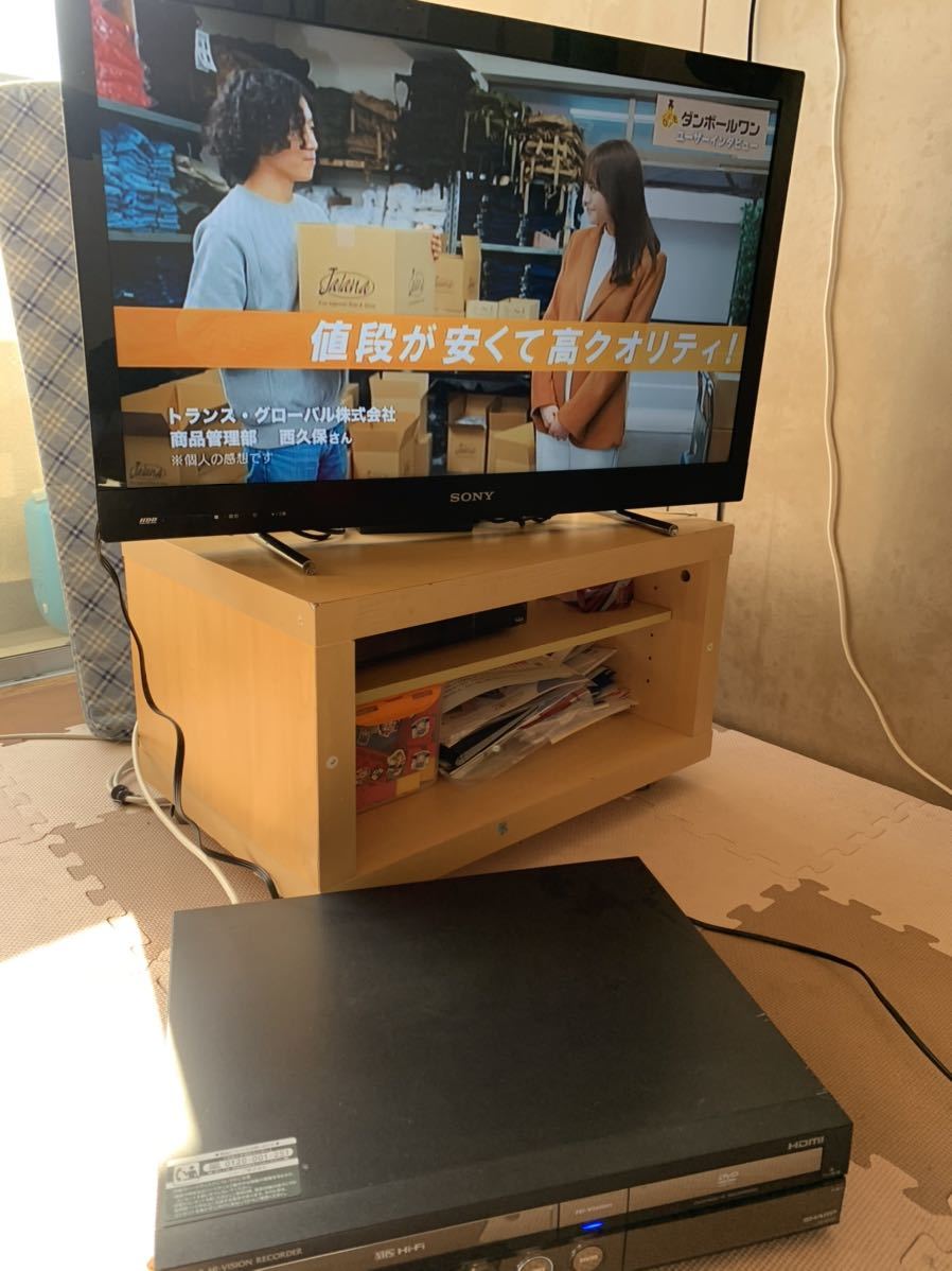 新作入荷!!】 DV-ACV52 シャープ SHARP 完動品 HDD搭載ビデオ一体型DVD