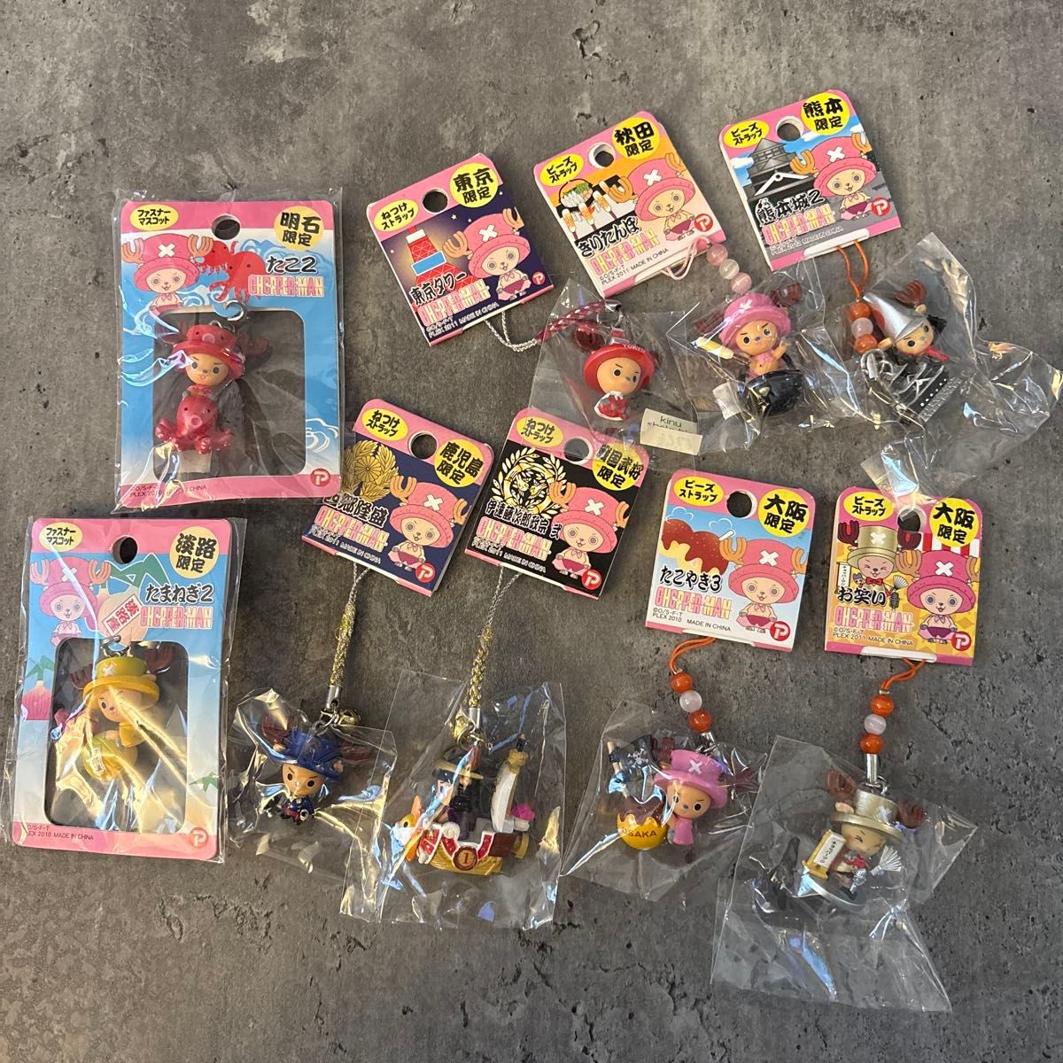 ワンピース チョッパー ご当地ストラップ セット まとめ売り 個別売り