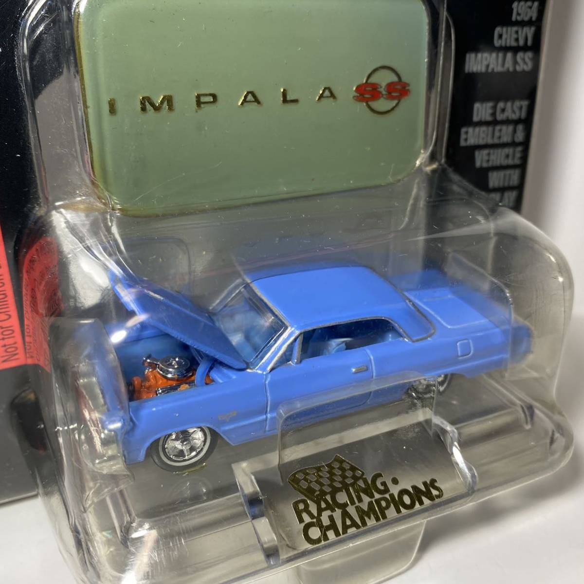 RACING CHAMPIONS 1/64 1964 CHEVY IMPARA SS Chevy Impala выгорел цвет 