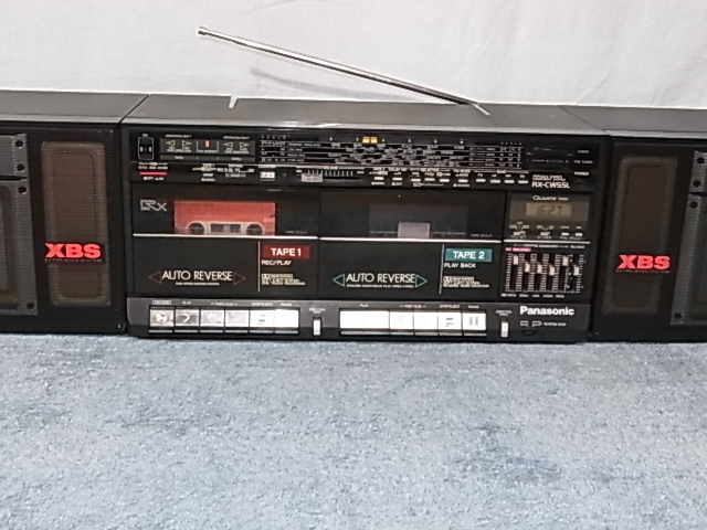 ☆ Panasonic 【RX-CW55L】 4バンド FM/MW/LW/SWラジカセ 中古再生品です 管理201128103_画像2