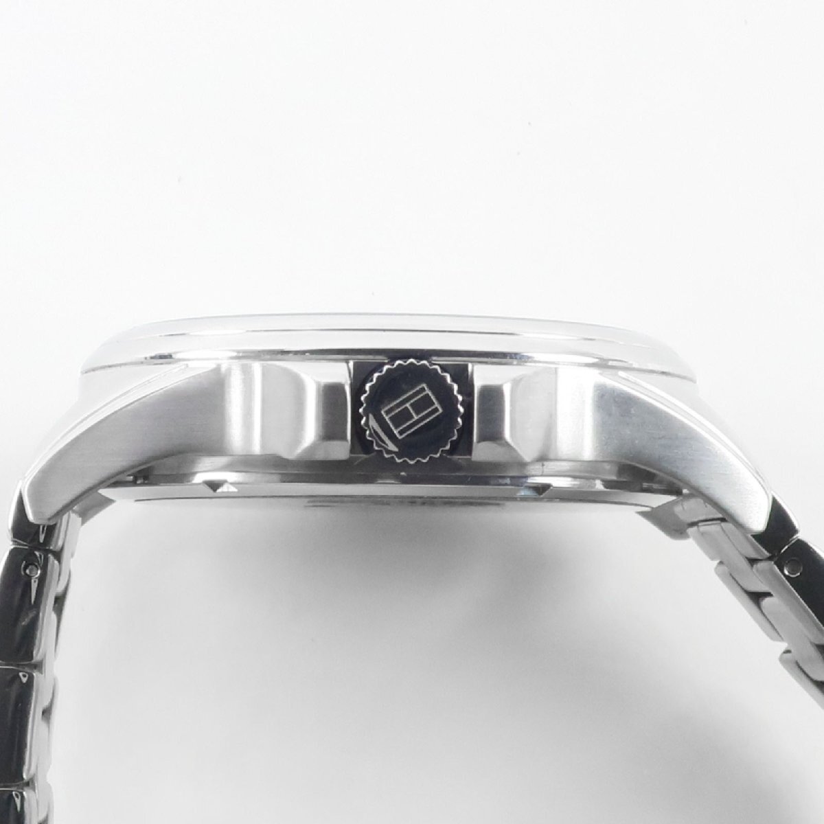 TOMMY トミー・ヒルフィガー フレデリック 1791006 腕時計 SS シルバー クオーツ 多針アナログ表示 メンズ 白文字盤【Y200925053】中古_画像8