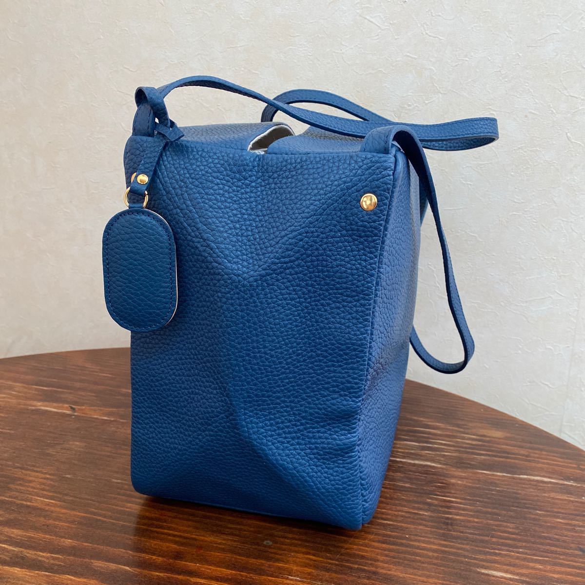 StitchandSew(ステッチアンドソー) カウレザートートバッグ“Square Tote” tsm107-sn　極美品 