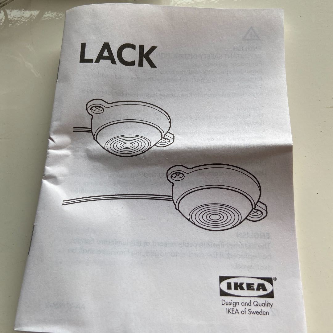 новый товар IKEA Ikea LACK свет винт только нет 
