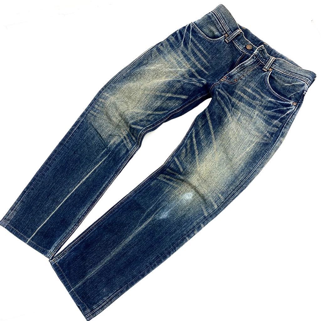 ■ラングラー WRANGLER W04733 ビンテージ級の好色落ち♪ デニム ジーンズ ジーパン 【色落ち感最高】W30 【ブルージーンズ】■Ja915_画像1