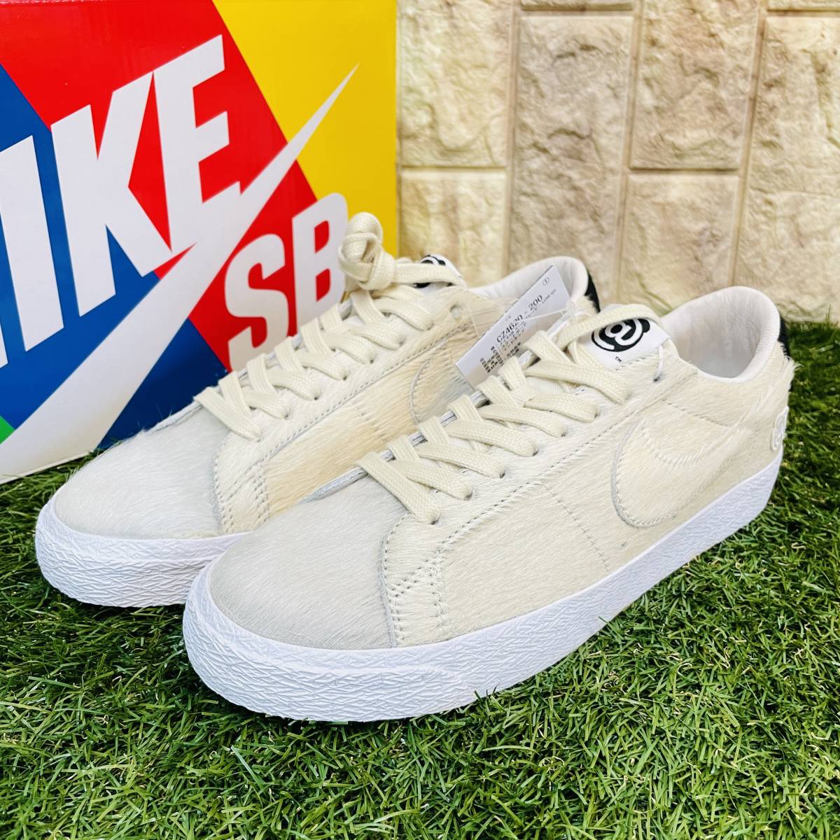 即決 メディコムトイ ×ナイキ SB ブレーザー ベアブリック NIKE BLAZER LOW メンズ スニーカー 26.5cm 送料込み CZ4620-200_画像6