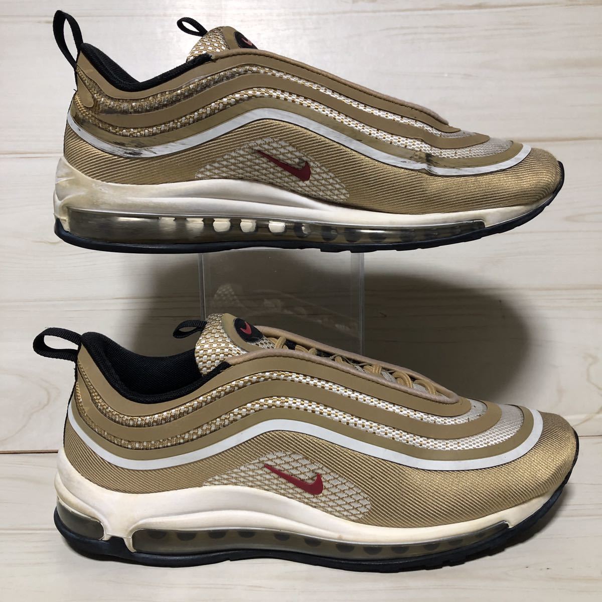 NIKE AIR MAX 97 ナイキ エアマックス 97 Ultra 17 918356 700 ゴールド US9 / 27cm_画像4