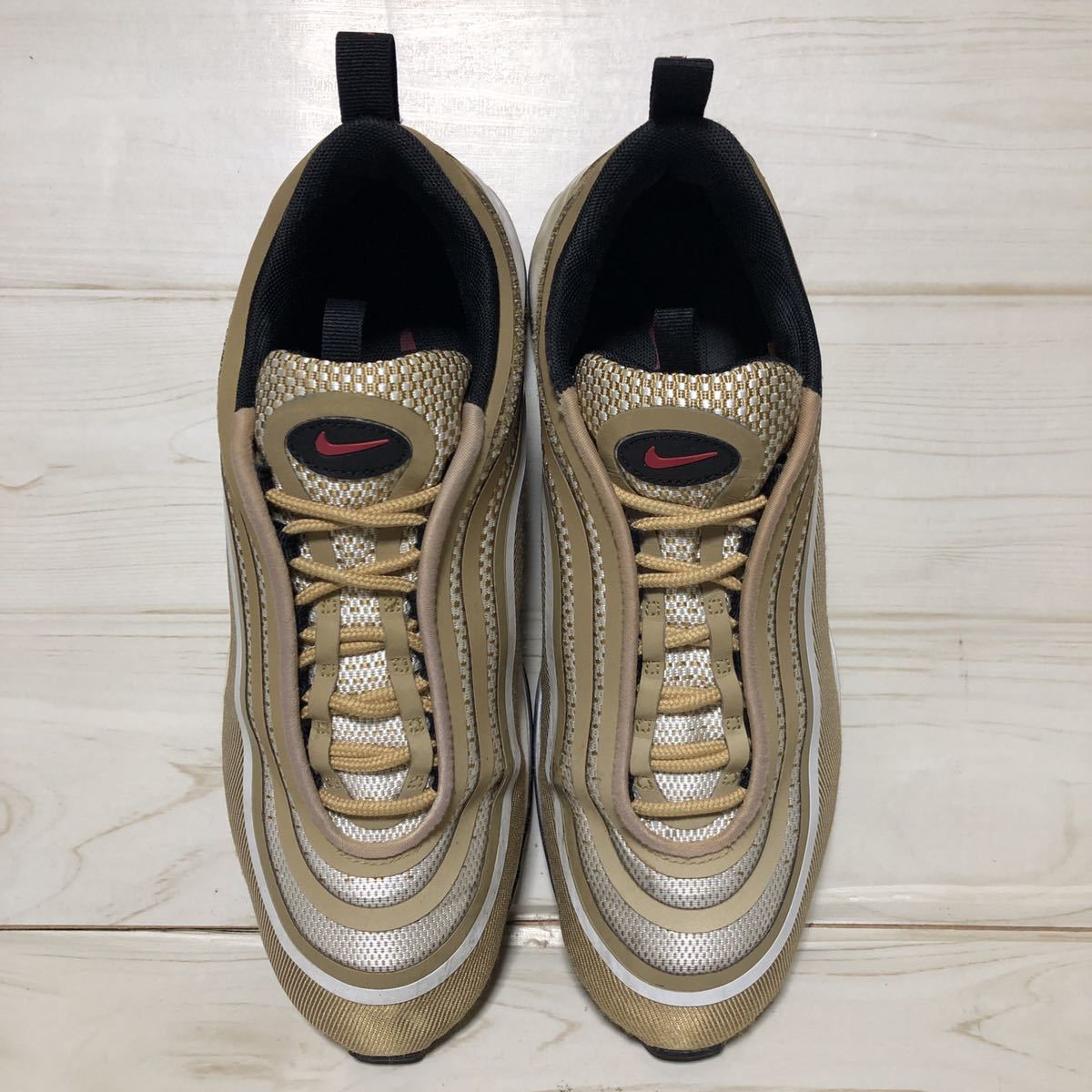 NIKE AIR MAX 97 ナイキ エアマックス 97 Ultra 17 918356 700 ゴールド US9 / 27cm_画像3