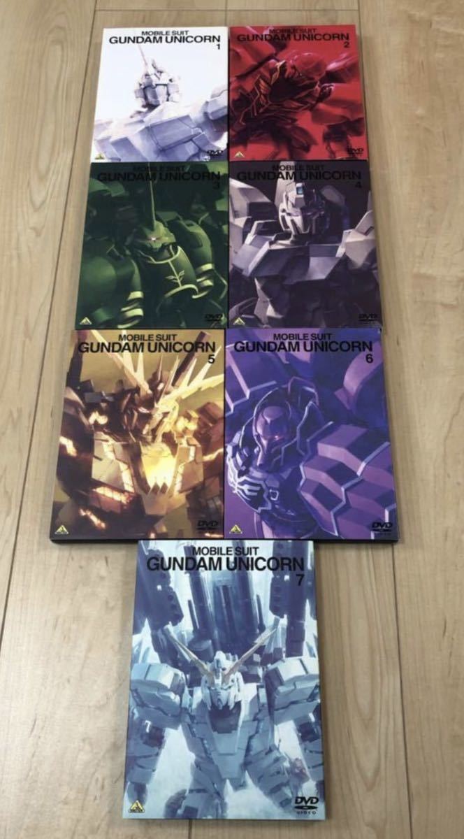 初回限定版 機動戦士ガンダムUC ユニコーン DVD 全7巻セット