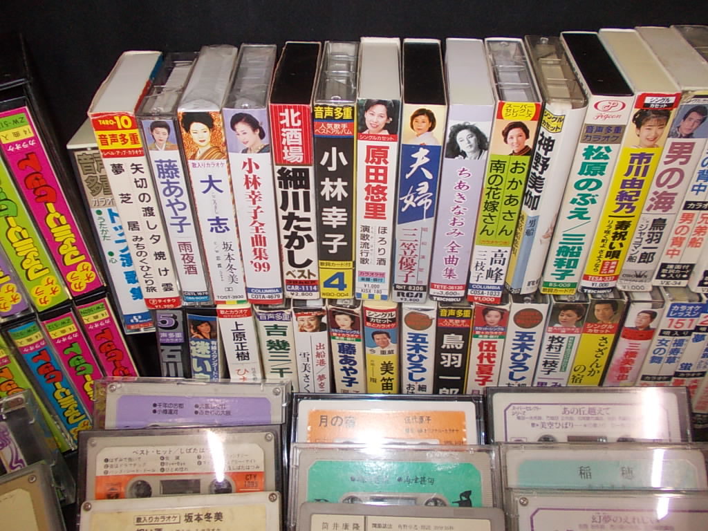 [ cassette tape set sale ] song bending enka nursery rhyme western-style music anime bending karaoke 8 truck etc. used 