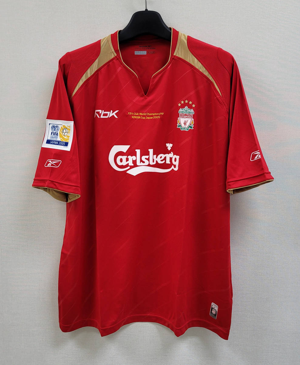 05-06リバプール LIVERPOOL(CL)#8 ジェラード GERRARD 半袖 2005クラブワルドカップ専用仕様 XL_画像1