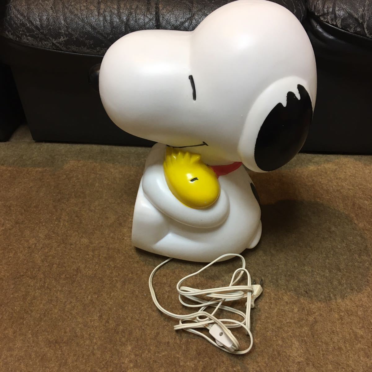 最高級 peanuts 電気スタンド スヌーピー ライト snoopy ビンテージ スヌーピー