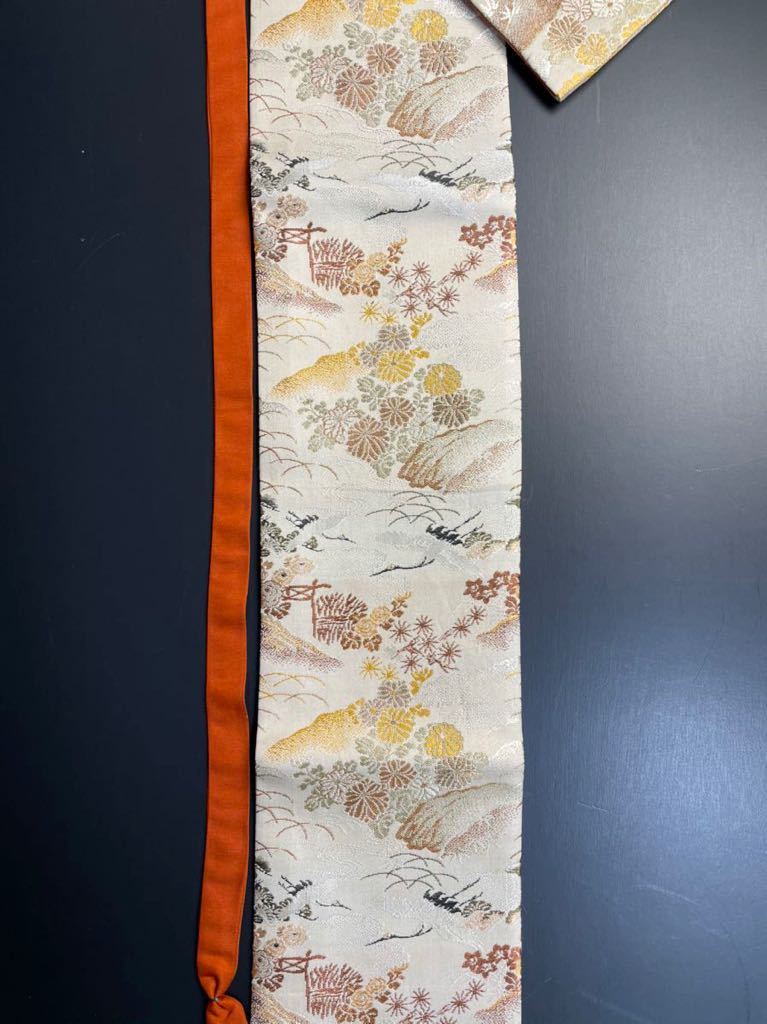 限定4本 日本刀 太刀 刀 刀袋 正絹 飛鶴紋 花鳥紋 職人ハンドメイド 100％正絹使用 一点物 1-16_画像7