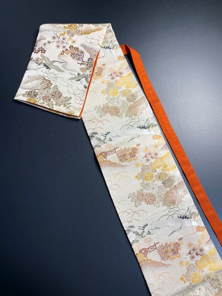 限定4本 日本刀 太刀 刀 刀袋 正絹 飛鶴紋 花鳥紋 職人ハンドメイド 100％正絹使用 一点物 1-16_画像1