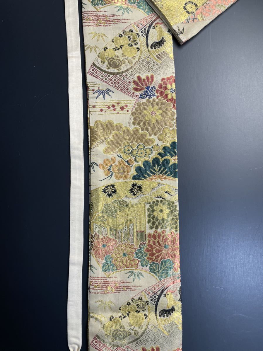 限定4本 日本刀 太刀 刀 刀袋 正絹 飛鶴花鳥紋 職人ハンドメイド 100％正絹使用 一点物 pc-4_画像7
