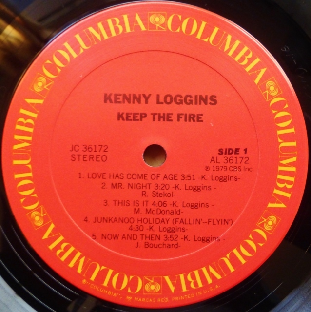 KENNY LOGGINS「KEEP THE FIRE」米ORIG [初回JC規格] シュリンク美品_画像5