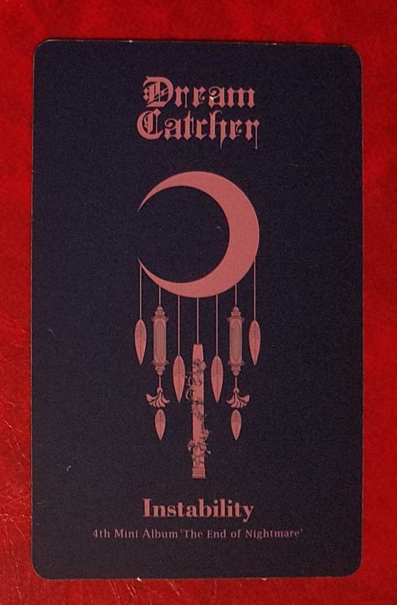 DREAMCATCHER ユヒョン The End Of Nightmare トレカ A Yoohyeon フォトカード ドリームキャッチャー Instability PIRI 4th Mini Album_画像2