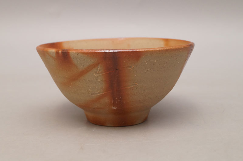 Katsuya Matsumoto ◆ Cow Bowl Bizen Керамика -417