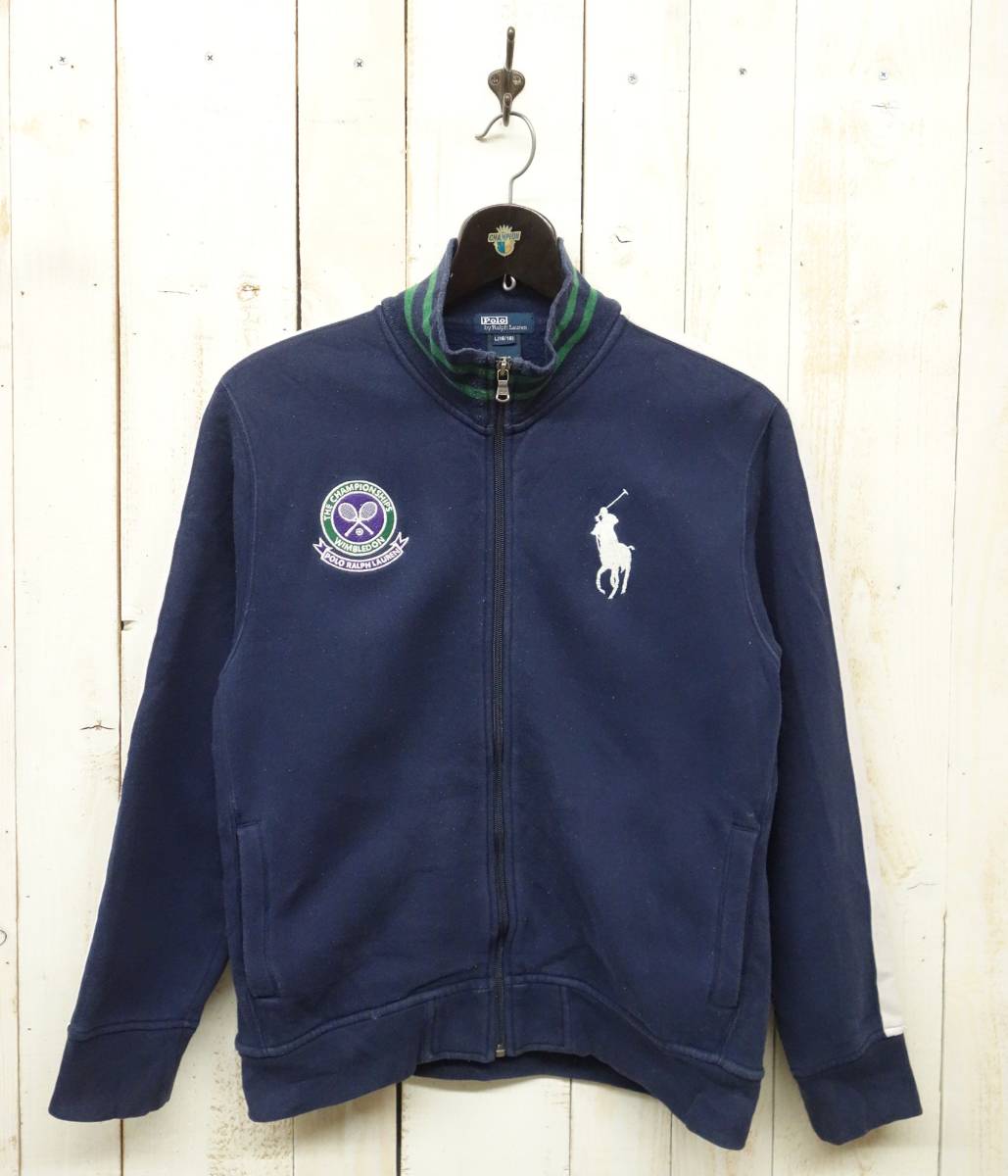  old clothes . Europe buying up *POLO BY RALPH LAUREN Polo Ralph Lauren * sweat jacket full Zip *L(16-18) *EUROPE
