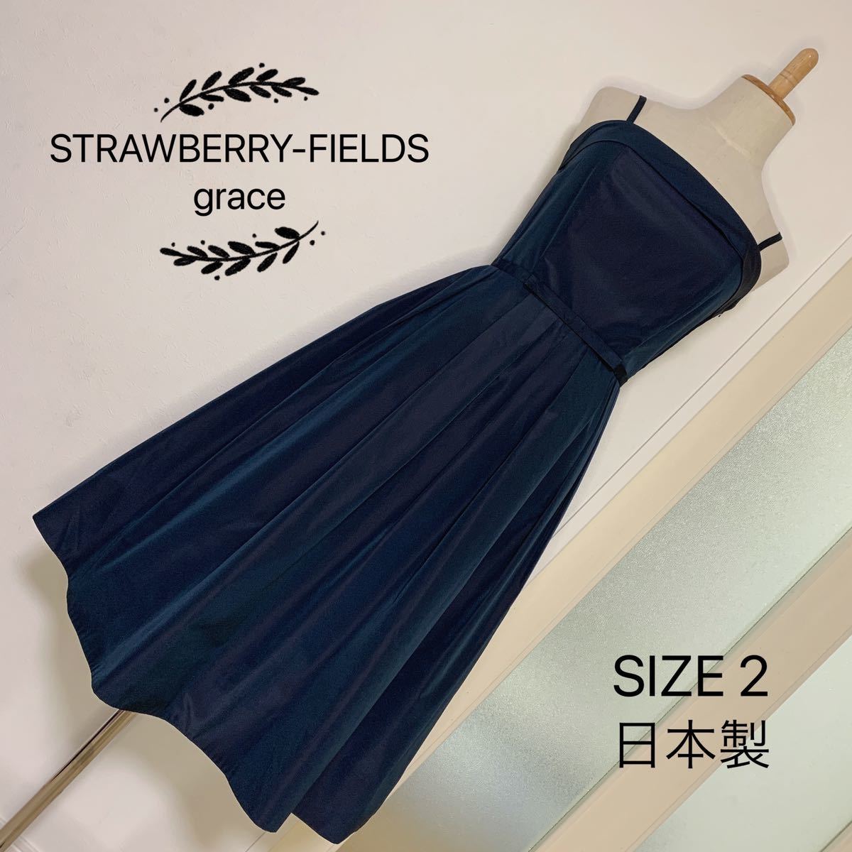 STRAWBERRY-FIELDS grace ドレス ワンピース_画像1