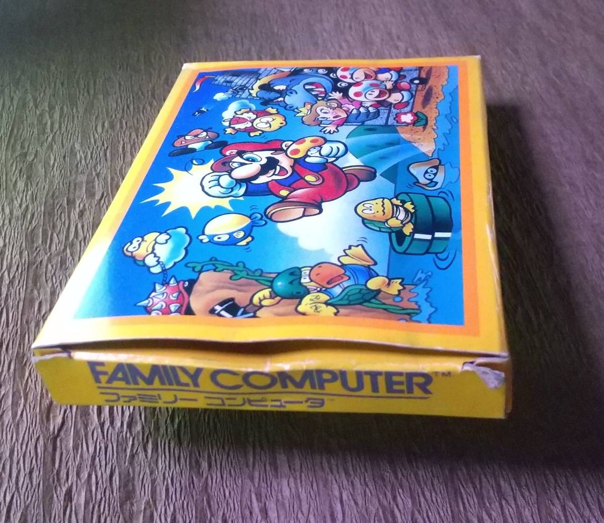  unused super Mario jigsaw puzzle ( Amada 1985 year )* damage many 10×13 centimeter about. size 