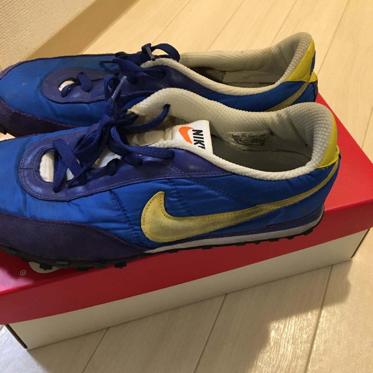 Paypayフリマ Nike ナイキ スニーカー 28 5 青 黄色 レトロ Paypayフリマ Nike ナイキ スニーカー 28 5 青 黄色 レトロ
