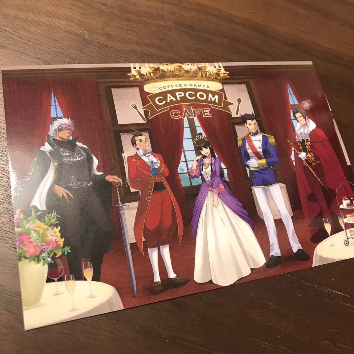ヤフオク! - 逆転裁判 CAPCOMcafe 集合 成歩堂龍一 綾里真宵...