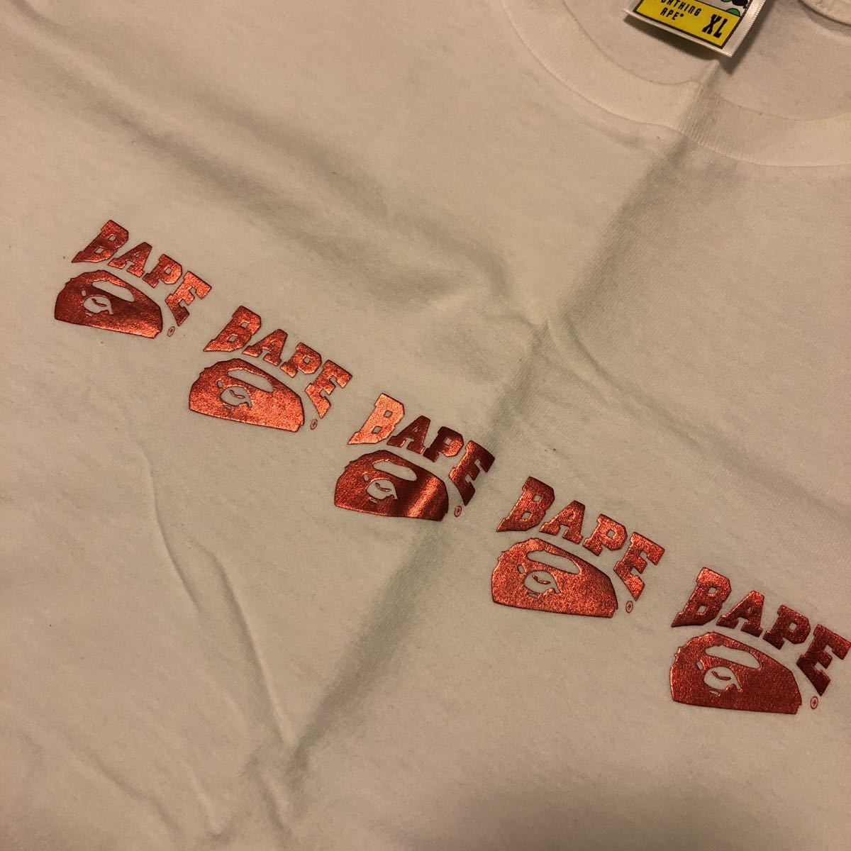 送料込み　男性　A BATHING APE エイプ　半袖Tシャツ XL_画像4