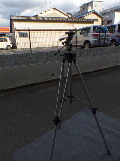 イタリア製 大型 二段三脚 TRIPOD おまけジッツオ3ウェイ雲台付_画像1