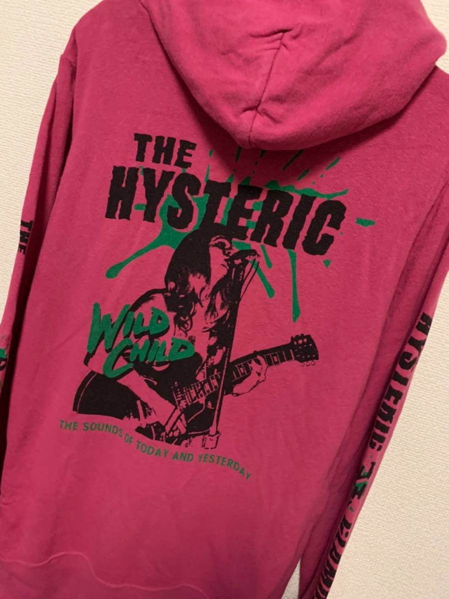 * price cut negotiations equipped * Hysteric Glamour WILD CHILD guitar girl Parker *L1419 beautiful goods back print hysteric glamour masterpiece price cut 