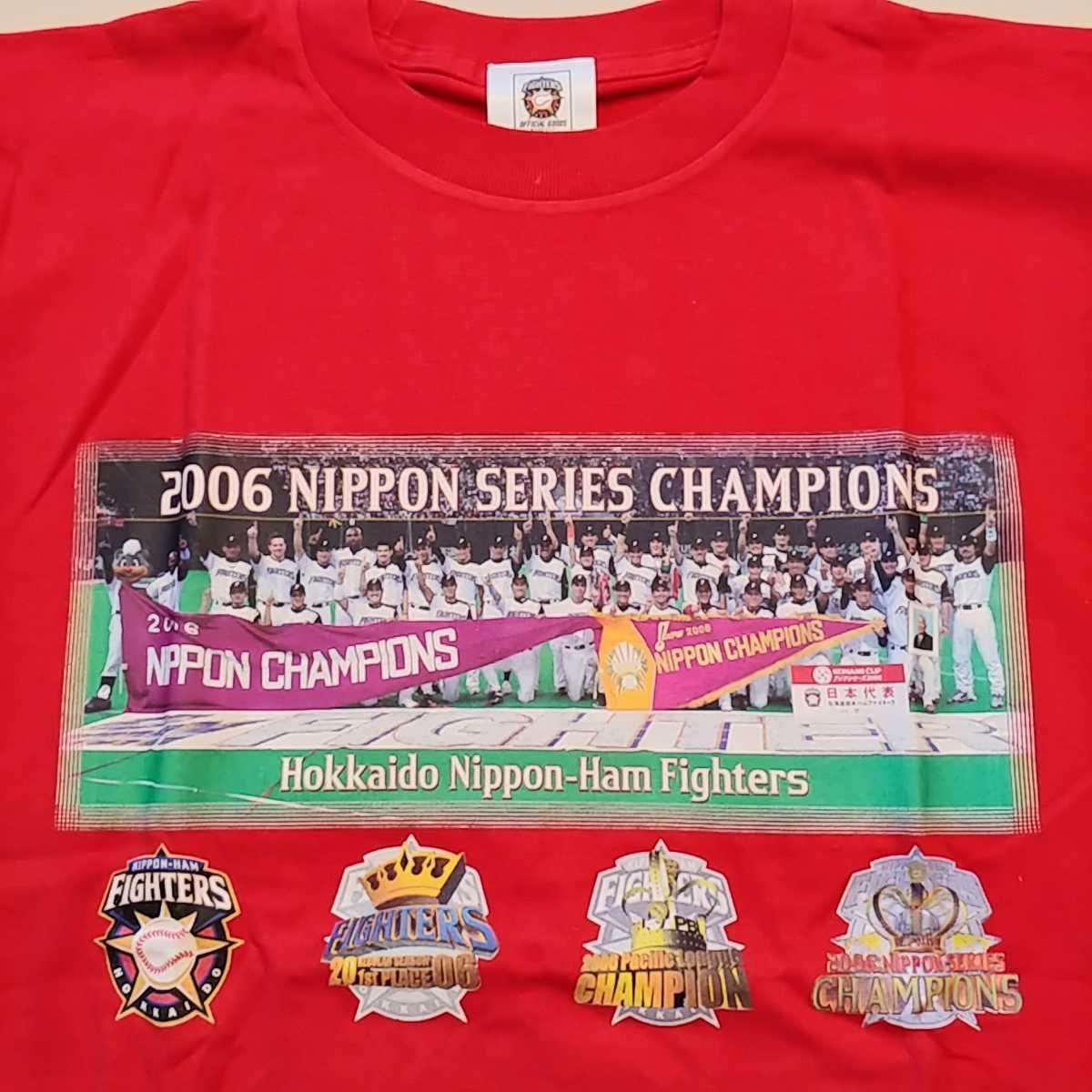 北海道日本ハムファイターズ日本シリーズ優勝記念Tシャツ/Mサイズ/未着用_画像4