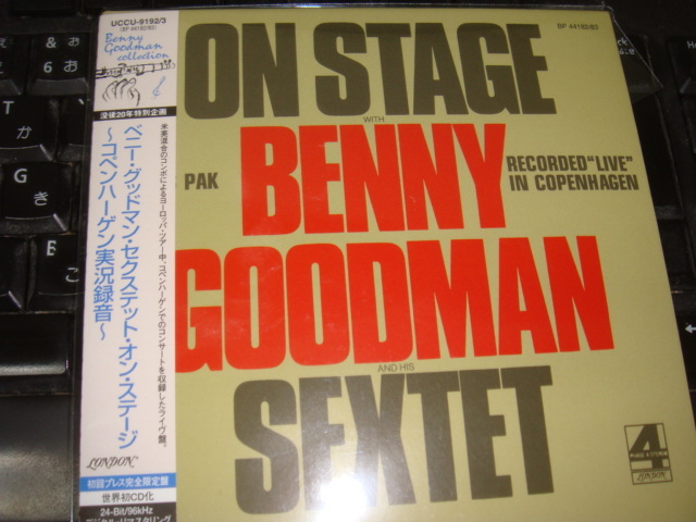 BENNY　GOODMAN　SEXTET　ON　STAGE　紙ジャケ2CD　コペンハーゲンライブ　ZOOT　SIMS_画像1