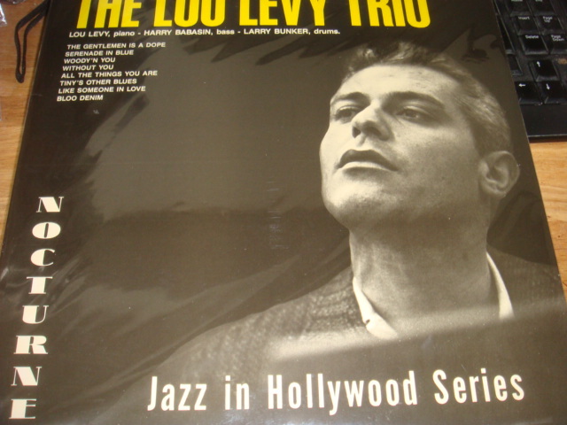 LOU LEVY LOU LEVY TRIO NOCTURNE 原盤 LP FRESH SOUND復刻LP　ザ ルー レヴィ トリオ_画像1