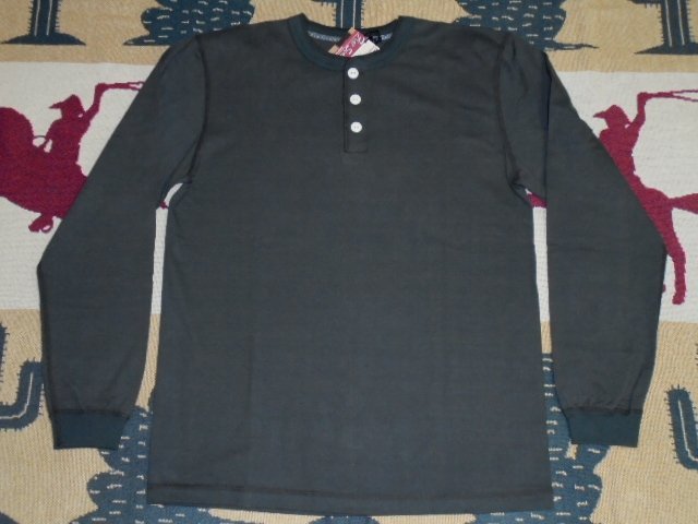 人気No.1 BARNS Tシャツ 長袖 ロンT ヘンリー L ブラック 19 BR3044 バーンズ Lサイズ - codecam.be