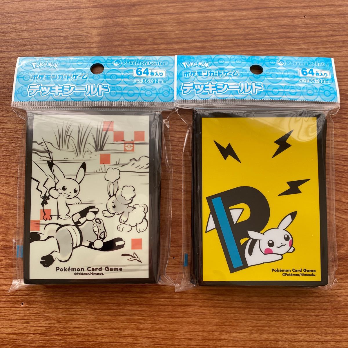 ポケモンカード デッキシールド ぽけもん戯画 PIKAPIKACHU YE ポケモンカード デッキシールド ぽけもん戯画 PIKAPIKACHU YE