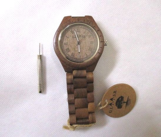 【新品・即決】木製　腕時計 GIMSR Wooden watch 男性用 メンズ_画像1