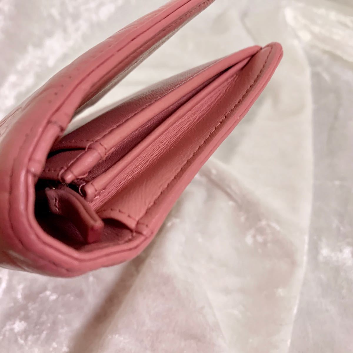 CHANEL シャネル カメリア ピンク 長財布 超美品