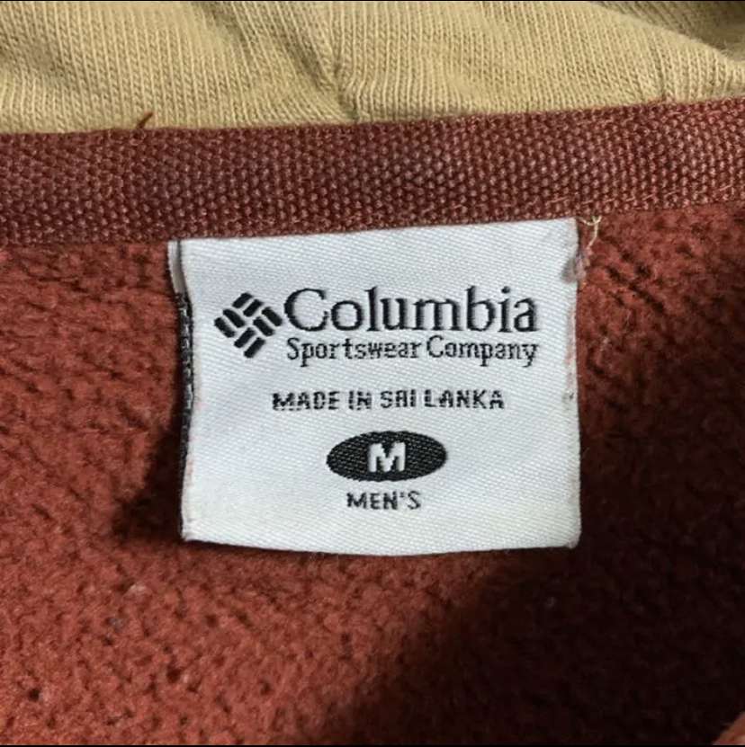 Columbia コロンビア　ワンポイント　ロゴ　パーカー
