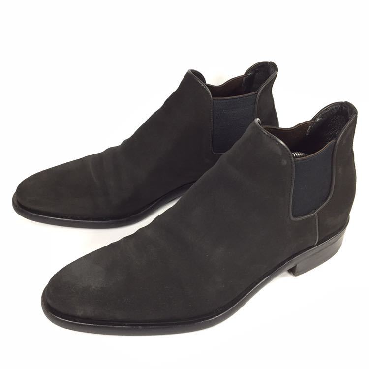 ジョルジオアルマーニ】本物 GIORGIO ARMANI 靴 26cm 黒 サイドゴア ...