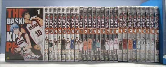 送料無料　特典全付　初回版　即決　　DVD　黒子のバスケ 1st 2nd 3rd SEASON 全27巻セット 限定版◆　　BD可