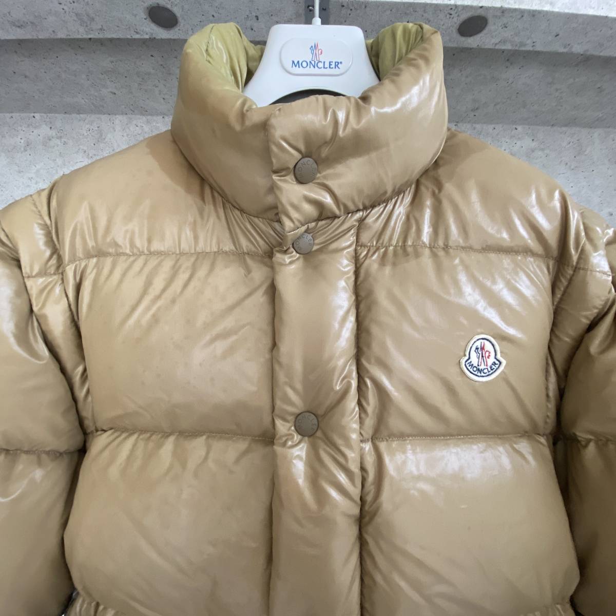 【即決】！！最候補！！ダウン100% 品質最高の茶タグ！MONCLER モンクレール VERONE ベローネ 2WAYダウンジャケット ダウンベスト 国内正規_画像3