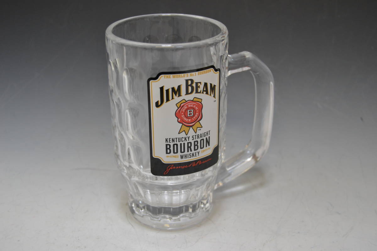 ■大阪 堺市 引き取り歓迎！■美品■JIM BEAM ジョッキ グラス ５個セット H13.5cm 380ml 非売品 送料1200円■_画像2