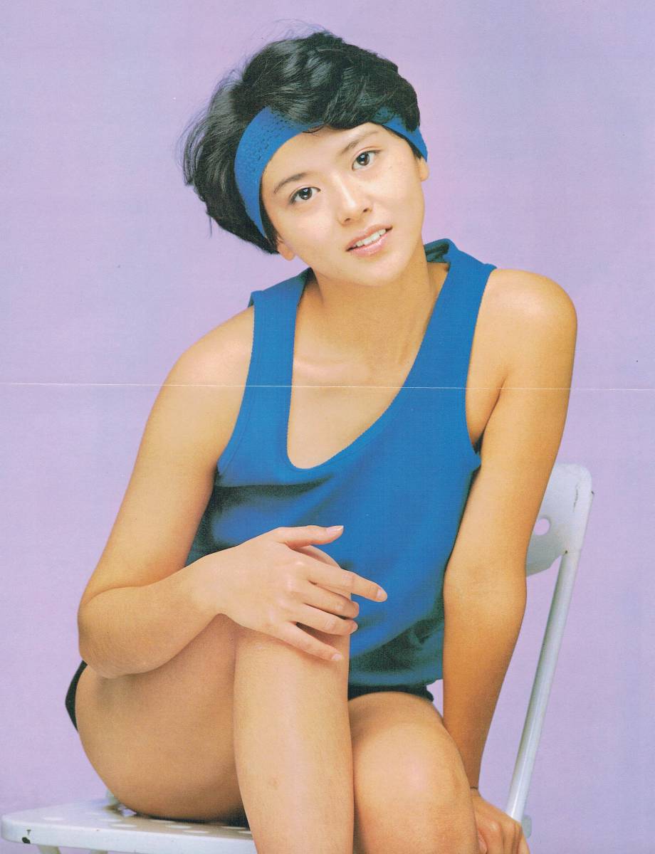 綴じ込み付録　小泉今日子　両面ピンナップ　撮影・北原美喜男　1985年_画像1