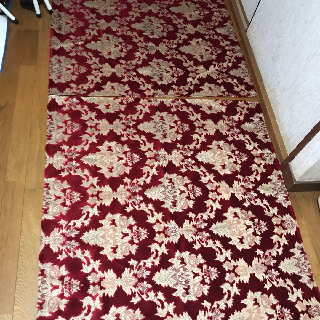 SALE/65%OFF】 新品 金華山 3点センターカーテン バレンタイン